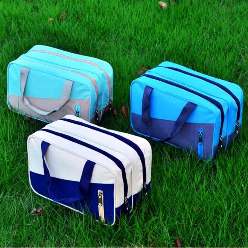 Waterproof nylon sports swimming bags outdoor beach travel bikini storage handbag large capacity dry wet separation gym bags