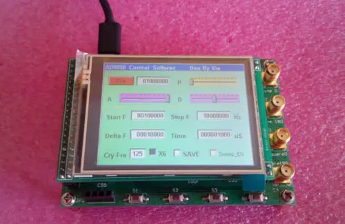 Новый 40 МГц lcd AD9850 DDS генератор сигналов пандус FSK STM32F103 плата контроллера|dds signal