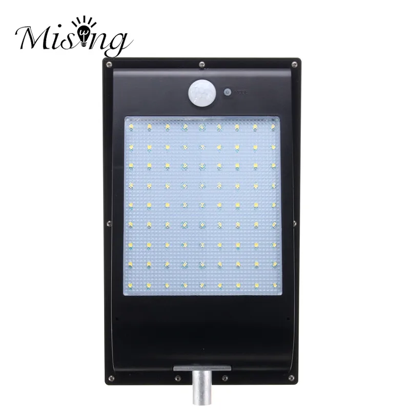 

Mising Waterfroof 81 LED Solar Light Outdoor LED Garden Light Motion Sensor LED Street Porch Light Parking Security Wall Lamp