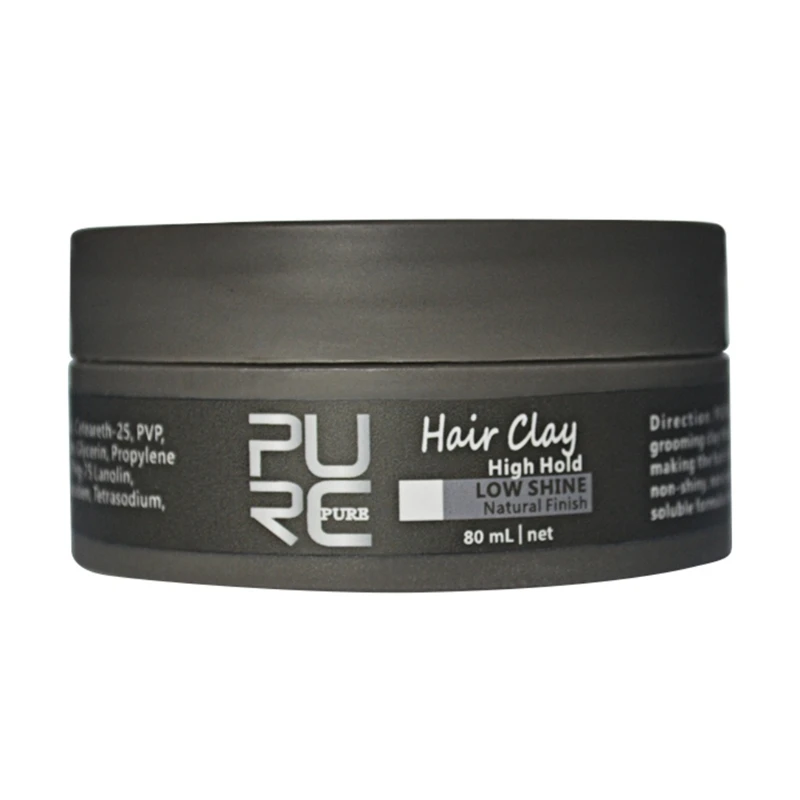 Оригинальный Для Волос глиняные помпоны и воски воск для укладки волос высокий удерживающий низкий блеск воск для волос для мужской
