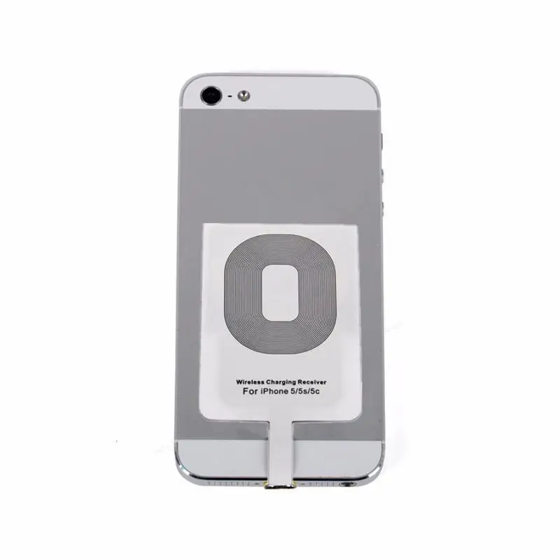 Hot Qi Standard Wireless Charger Receiver Sticker For Apple iPhone 5 6 6s Plus Power Charging Mobile Phone Receptor