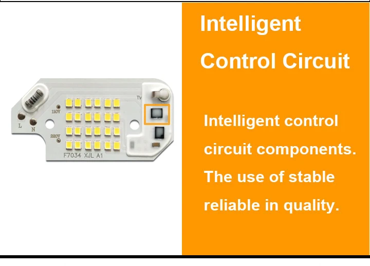 10 шт./лот Smart IC SMD чипы светодиодные лампы Вт 20 30 50 100 AC220V/110 В вход непосредственно DIY для наружного прожектора