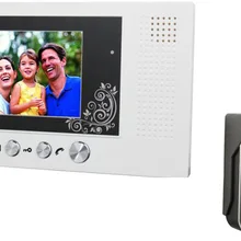 4," монитор цифровой экран ночного видения Видео домофон домашний дверной звонок безопасности