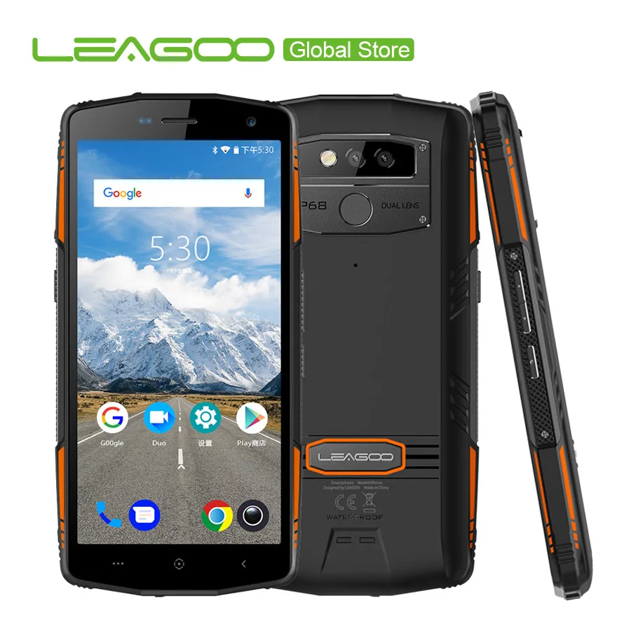 

2018 NEW LEAGOO XRover 4G Mobile Phone IP68 Waterproof Android 8.1 MTK6763 Octa Core 5.72" 6GB RAM 128GB ROM 5000mAh OTG NFC
