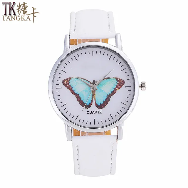 TANGKA men's ladies quartz watch Simple style butterfly display digital pointer TANGKA men's ladies quartz watch Simple style butterfly display digital pointer