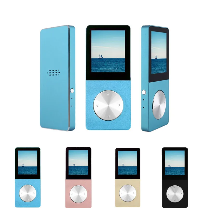 FGHGF Original HiFi MP3 Player with Speaker Metal APE/FLAC/WAV High Sound Quality 8GB Entry-level Lossless Music Player with FM