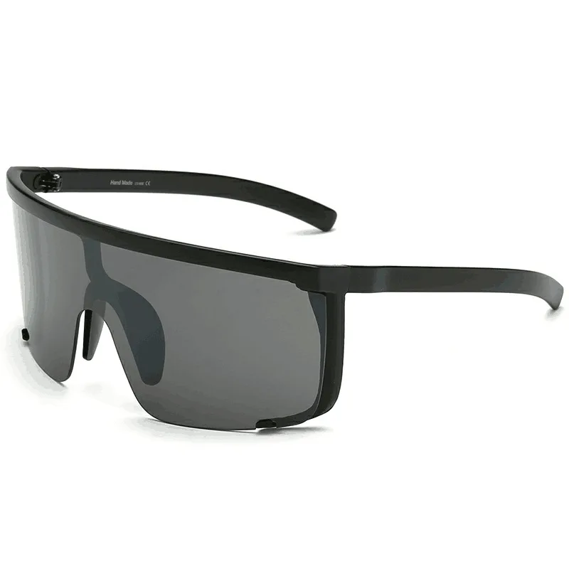 flat top shield sunglasses men