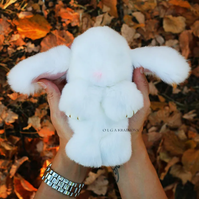 

Pop Genuine Rabbit Fur Bunny Keychain Women Trinket Pompom Bag Charms Hare Keyring Pompon Key Chains Ring Trinket Jewelry Gift