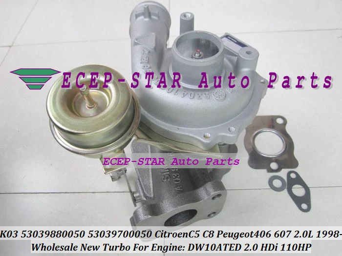 K03 53039880050 53039700050 Turbo Turbine Turbocharger Fit For Citroen C5 C8 Peugeot 406 607 Engine 2.0HDi DW10ATED 2.0L 110HP (4)
