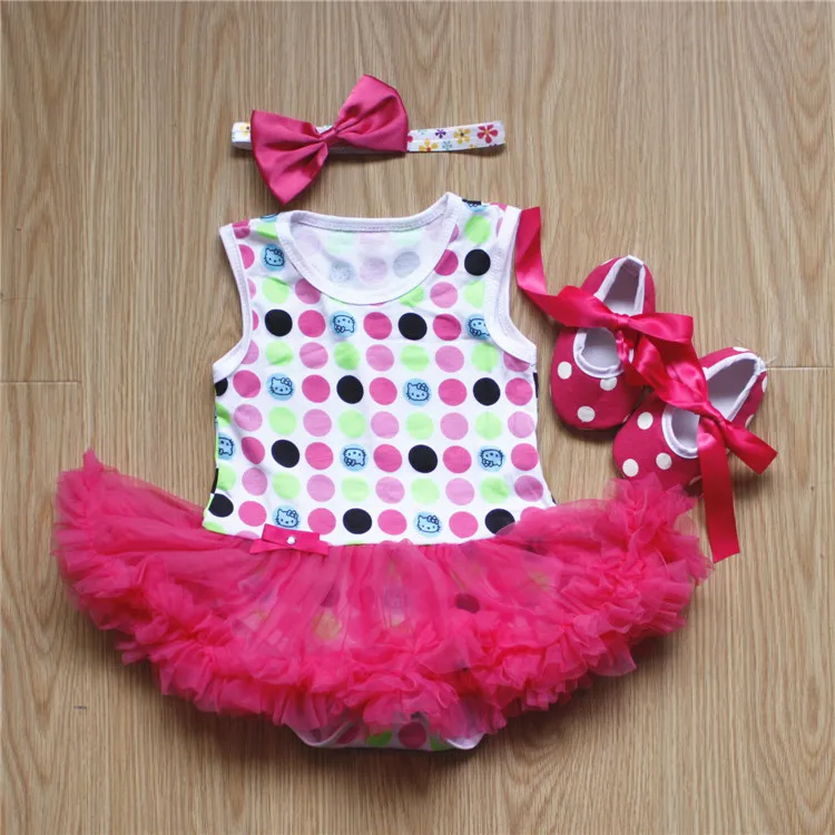 

3Pcs Doll Accessories 55cm Silicone Doll Clothing Reborn Baby Girls Toys Clothes Dress Headband Shoes Set Kids Birthday Gifts