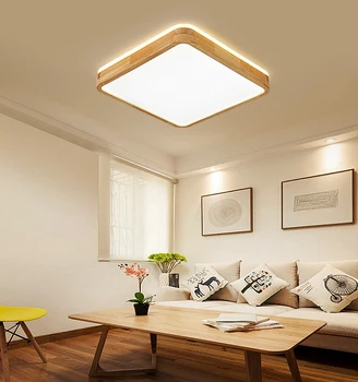 

LED Rectangle/Square/Round Modern Ceiling Light Remote Control Ceiling Lighting Indoor Bedroom Surface Mounted Ceiling Light