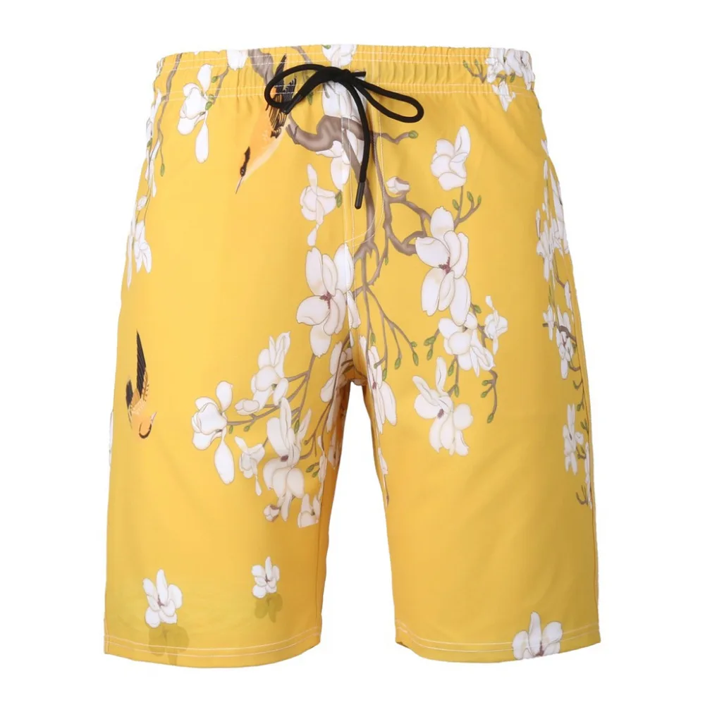 

2019 Men's Fashion Summer Casual Style Fashion 3D Printed Recreational Sports Beach modis spartan usa gay shorts yellow