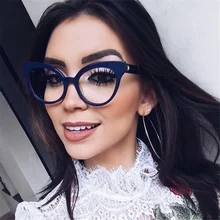 NYWOOH, сексуальные очки кошачий глаз, оправа для женщин, прозрачные оптические очки, брендовые высококачественные очки