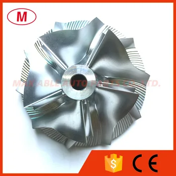 

TD05H 51.20/69.10mm 5+5 blades Reverse Turbo Billet Compressor wheel/Aluminum 2618/Turbocharger Milling compressor wheel