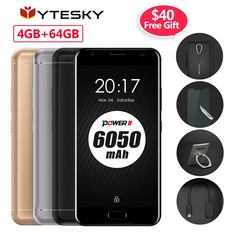 Цена за Ulefone Мощность 2 Android 7.0 Смартфон MT6750T Octa Ядро 4 Г Мобильный Телефон 4 ГБ + 64 ГБ 13MP 6050 мАч Отпечатков Пальцев 5.5 "металла Сотовый Телефон Цена за Ulefone Мощность 2 Android 7.0 Смартфон MT6750T Octa Ядро 4 Г Мобильный Телефон 4 ГБ + 64 ГБ 13MP 6050 мАч Отпечатков Пальцев 5.5 "металла Сотовый Телефон