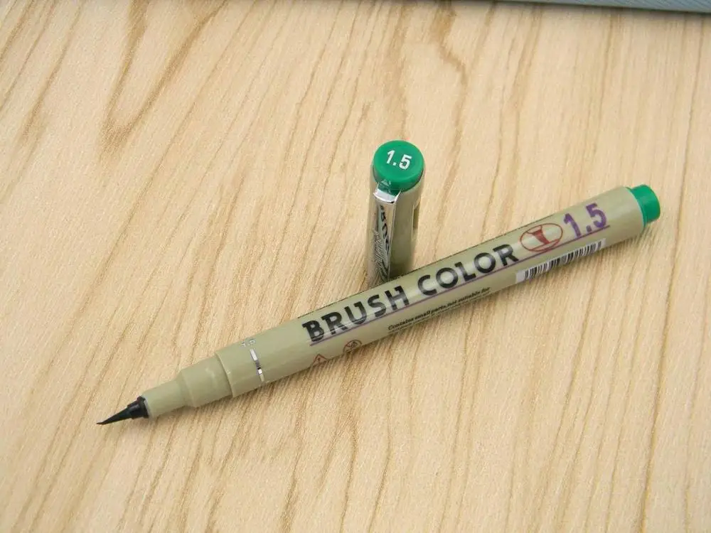 1 шт Новая цветная ручка-кисточка с мультипликационными разноцветными игольчатыми художественными маркерами - Цвет: M11