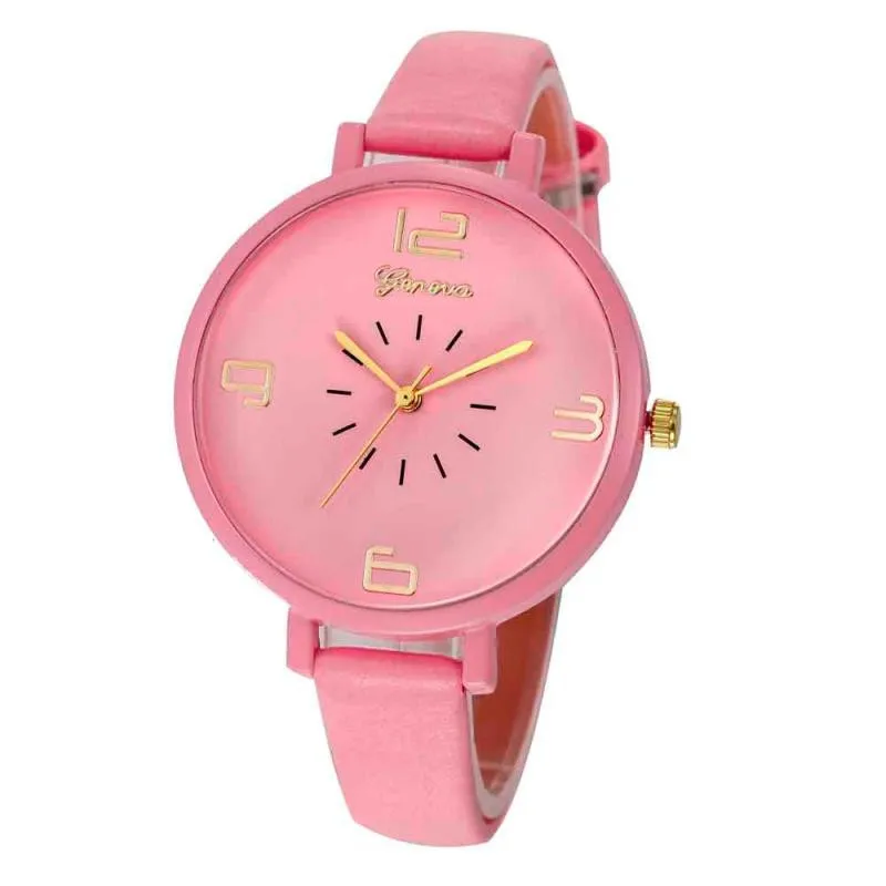 Женские часы Reloj Mujer кожаный ремешок повседневные Аналоговые кварцевые наручные
