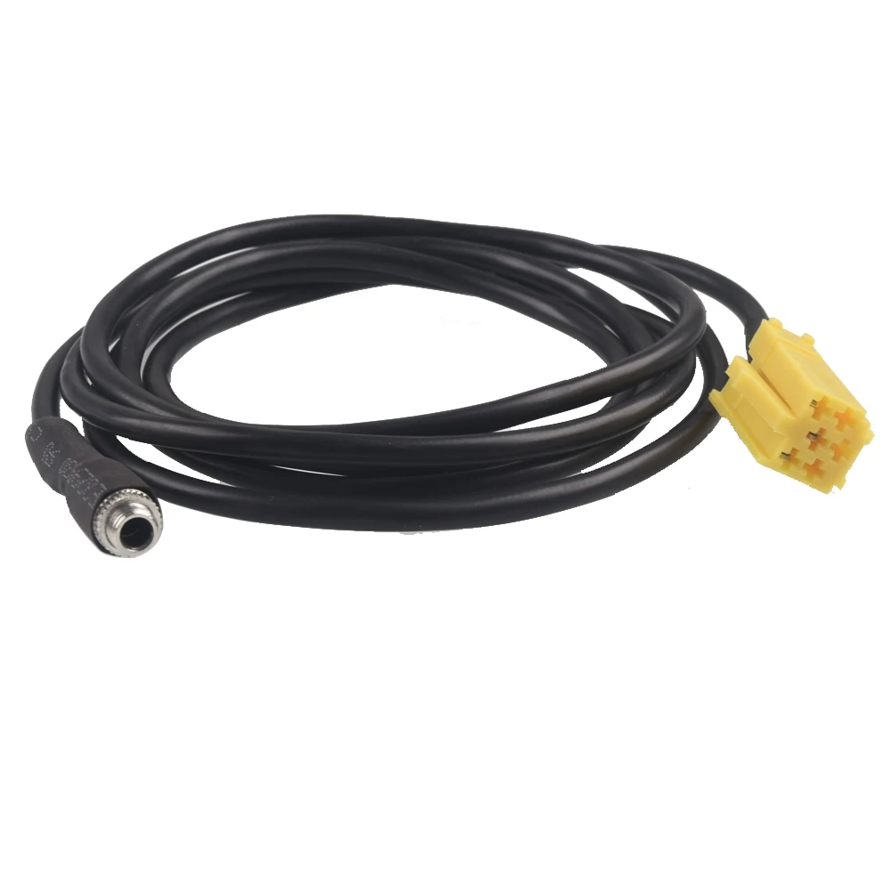 6Pin Auto 3.5Mm Femmina Aux Cavo Adattatore Per Alfa Romeo Per Fiat Grande Punto 500