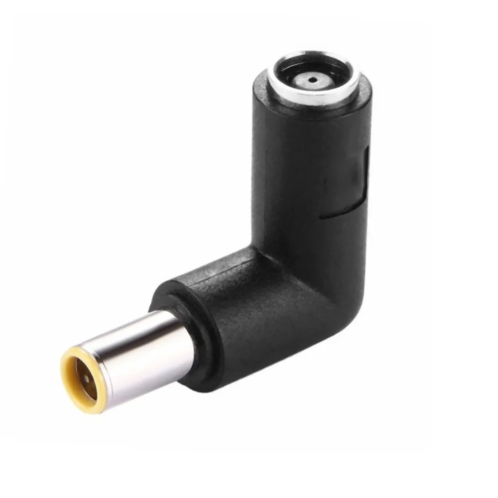 

2019 1Pcs Female to Male Power Connector Adapter Converter for Lenovo ThinkPad IBM Laptop 90 Degree DC7.9 x 5.5mm