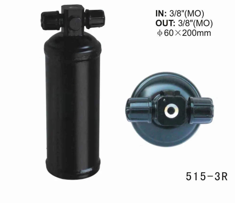 Auto air conditioner receiver drier universal for 515 3R IN&OUT 3/8 MO