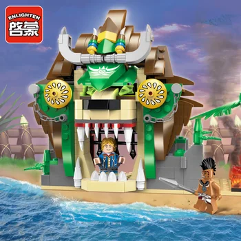 

Enlighten Pirate Educational Building Blocks Toys For Children Christmas Gifts Prison Weapon Compatible Brand