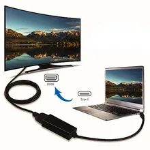 

USB 3.1 Type C to HDMI Adapter Cable 4K High-definition USB C HDMI Cable Male to Female Converter for Laptop HDTV Lenovo Dell