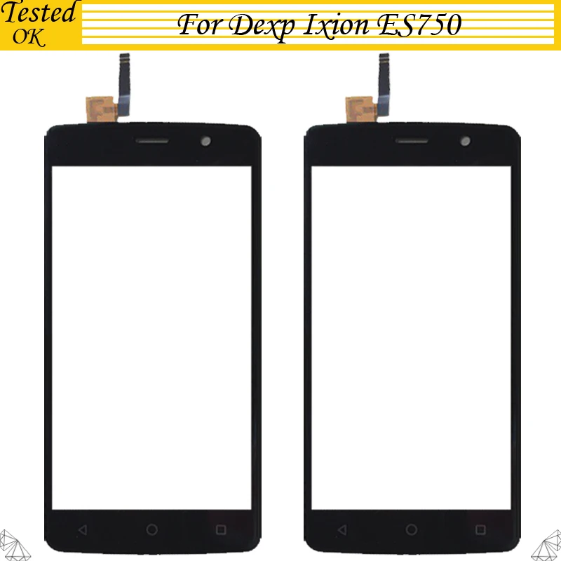 

100% Tested Touch Screen Digitizer Glass For DEXP Ixion ES750 Sensor Glass Panel Screen Replacement 5" For ES750 TouchScreen