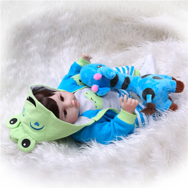 

Newborn Bebelys Reborn Baby Dolls Silicone Soft Cloth Body toddler bonecas Doll For Girls Princess Kid Fashion Reborn Dolls 45CM