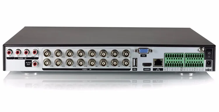 Hi3531A 5MP 16CH 16 Channel 2SATA WIFI Coaxial Hybrid 6 in 1 NVR TVI CVI AHD CCTV DVR Surveillance Video Recorder 04