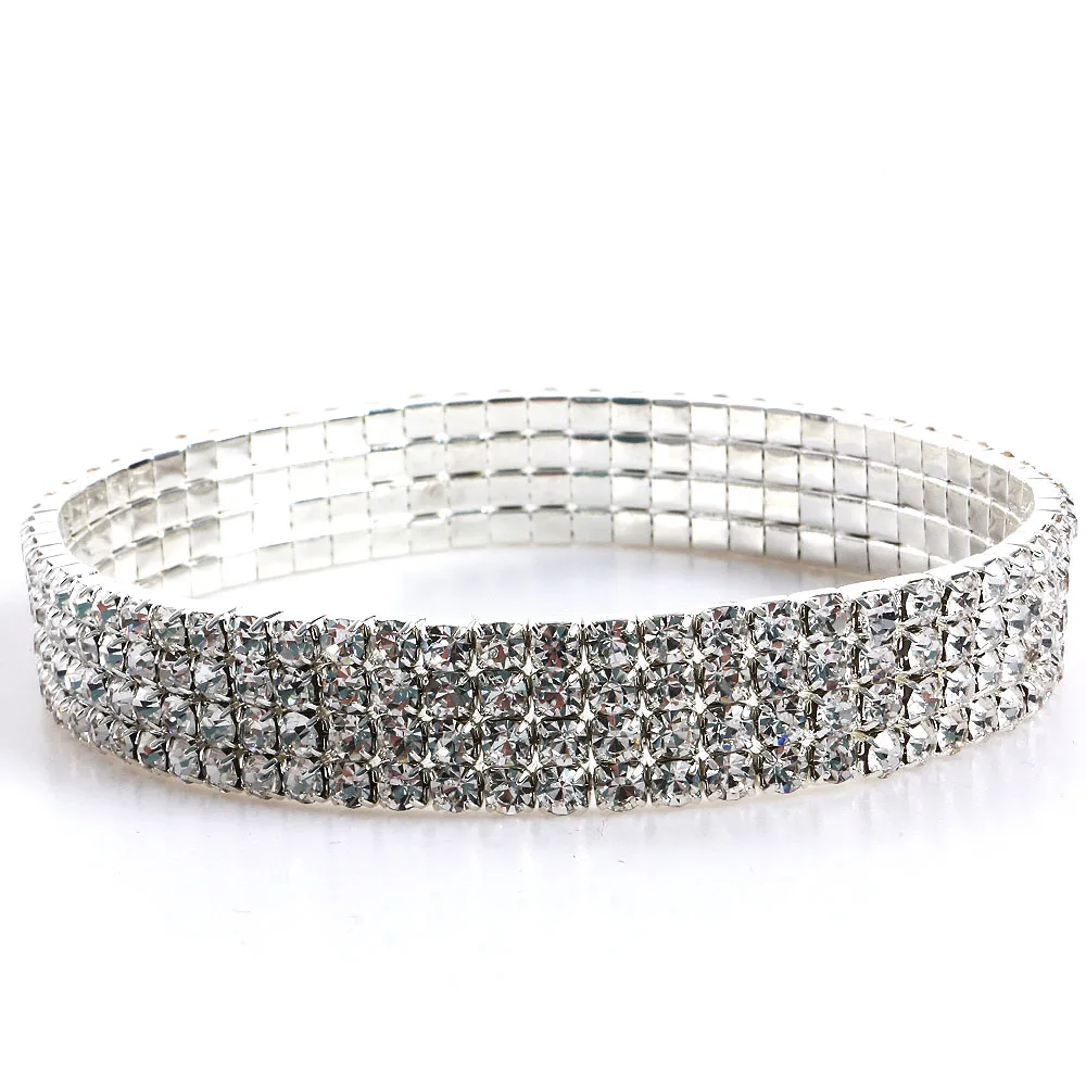 

Comfortable Fashion Bling Dog Cat Jewelry Rhinestone Collar Pet Crystal Diamond Elasticity Necklace Pet Supplies
