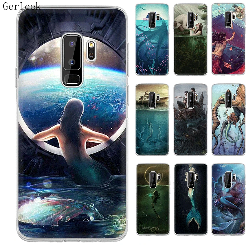 Desxz Mermaid2 Case For Samsung Galaxy S3 S4 S5 S6 S7 Edge S8 S9 S10 Plus S10e | Мобильные телефоны и аксессуары
