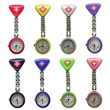 Брошь Туника Брелок Зажим медсестры доктор кулон Карманный кварц красный крест брошь медсестры часы брелок подвесной медицинский reloj de bolsillo