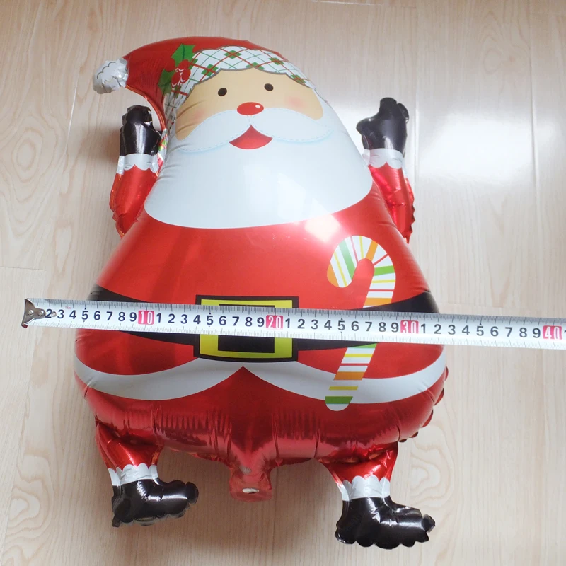 20 шт./лот надувные шары из алюминиевой фольги игрушки для детей Санта-Клаус воздушный шар Рождественский подарок 44 см* 60 см