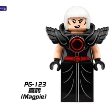 Haogaole50PCS PG123 Magpie 20 шт./лот Бэтмен фильм DC супер герой 70903 загадка гонщик Строительный Блок Детские подарки игрушки PG8039