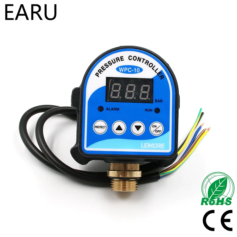1 Pc Hot Digital Pressure Control Switch WPC 10 Digital Display Eletronic Pressure Controller For Water
