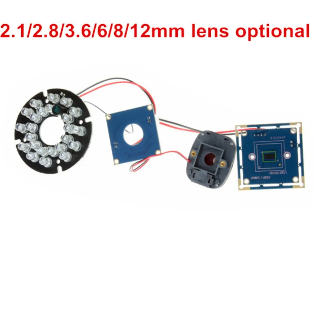 ELP 1080P CMOS OV2710 MJPEG 60fps 720P Высокоскоростной USB 2 0 инфракрасный модуль камеры ночного