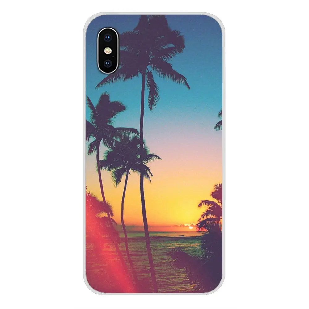 Пейзаж море пляж кокосовое дерево для Samsung Galaxy A3 A5 A7 J1 J2 J3 J5 J7 2015 2016 2017 аксессуары