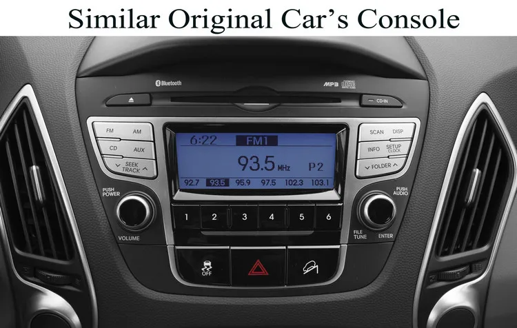 Best In Dash GPS Navigation Car DVD Player for Hyundai Tucson IX / IX35 2009 2010 2011 2012 with Radio BT USB SD AUX Map Audio Video 12