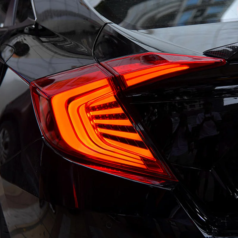 

LED Tail Lamp for Honda Civic 2016 2017 2018 Left and Right LED Tail Light Turning Signal Brake Reverse Light