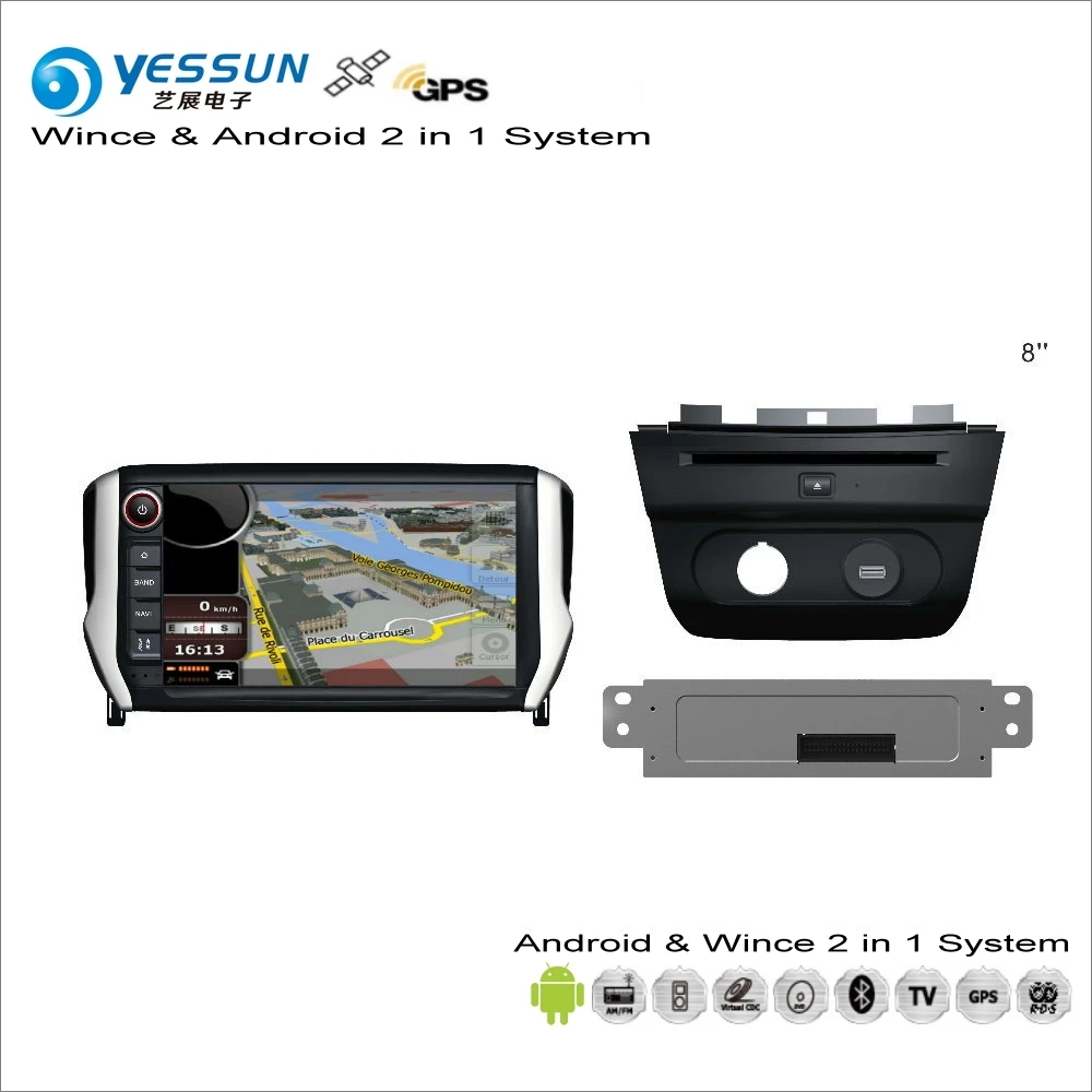 

YESSUN For Peugeot 2008 2013~2015 - Car Android Multimedia Radio CD DVD Player GPS Navi Map Navigation Audio Video Stereo System