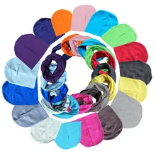 1 conjunto de inverno outono bebê chapéu da menina menino boné algodão cachecol beanie infantil crianças malha crochê snood pano