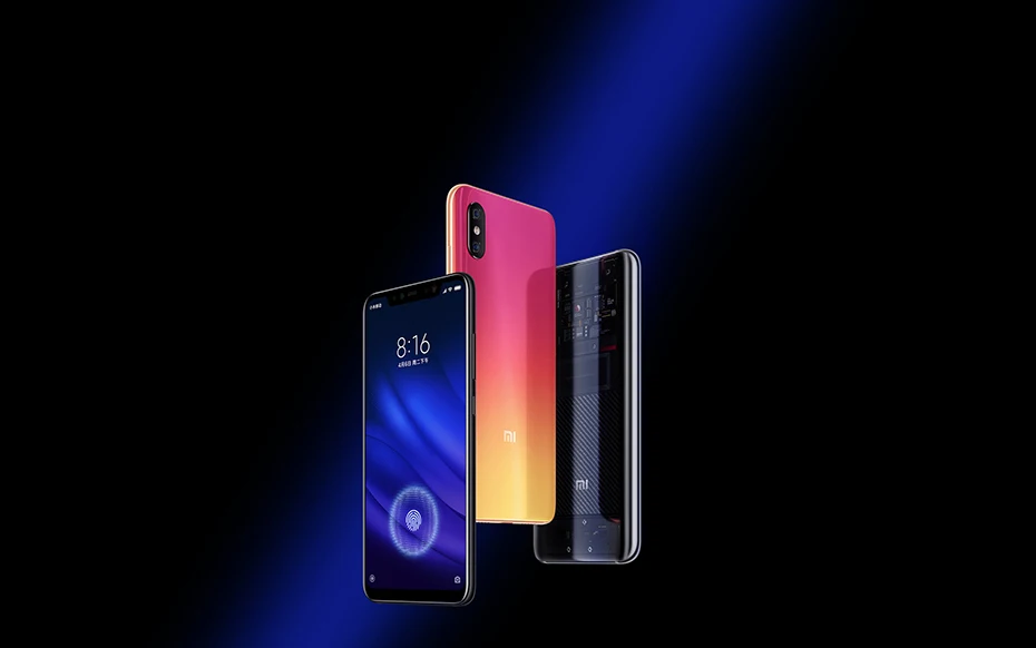 Глобальная ПЗУ Xiaomi mi 8 Pro mi 8 Прозрачный 6 ГБ 128 Гб экран отпечатков пальцев восьмиядерный смартфон Snapdragon 845 6,21 ''двойная камера