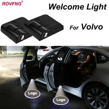 ROVFNG Bem-vindo Carro Levou Luz Da Porta Para Volvo XC90 XC60 XC70 960 C30 C70 S40 S60 S70 S80 V40 V50 v60 V70 V90