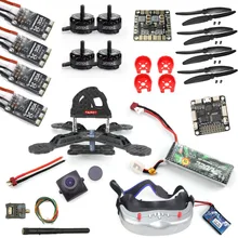 DIY RTF Racer 190 FPV Drone F3 Flight Controller Camera GOGGLE Glass RC Multicopter Helicopter