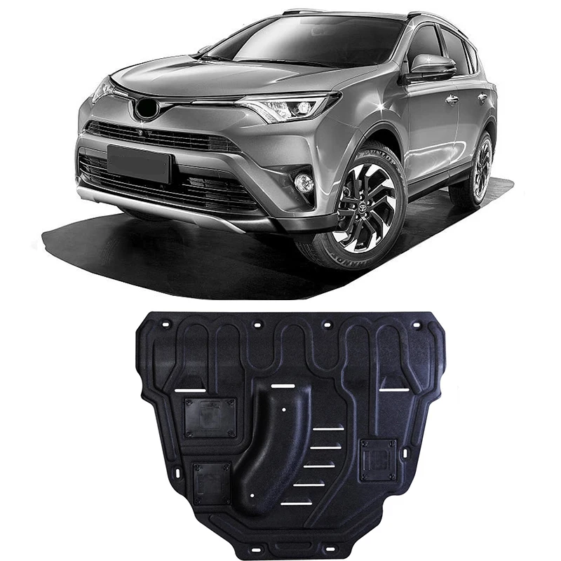 Estilo do Carro para Toyota Motor de Aço Skid do Motor Plástico para Rav4 Guarda Placa Fender 1pc Rav4 2020-2020 5 motor de aço plástico para rav4 2016-2018