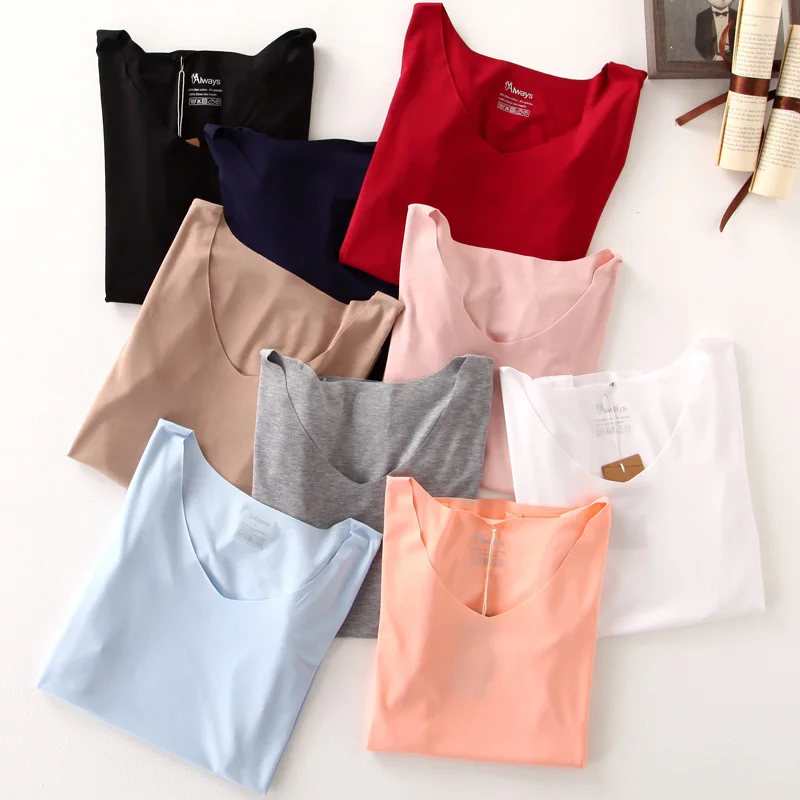 Verano de 2019 T camisa mujeres camiseta de 100% algodón de manga corta camiseta de alta elasticidad transpirable superior mujer camiseta femenina D96 Verano de 2019 T camisa mujeres camiseta de 100% algodón de manga corta camiseta de alta elasticidad transpirable superior mujer camiseta femenina D96