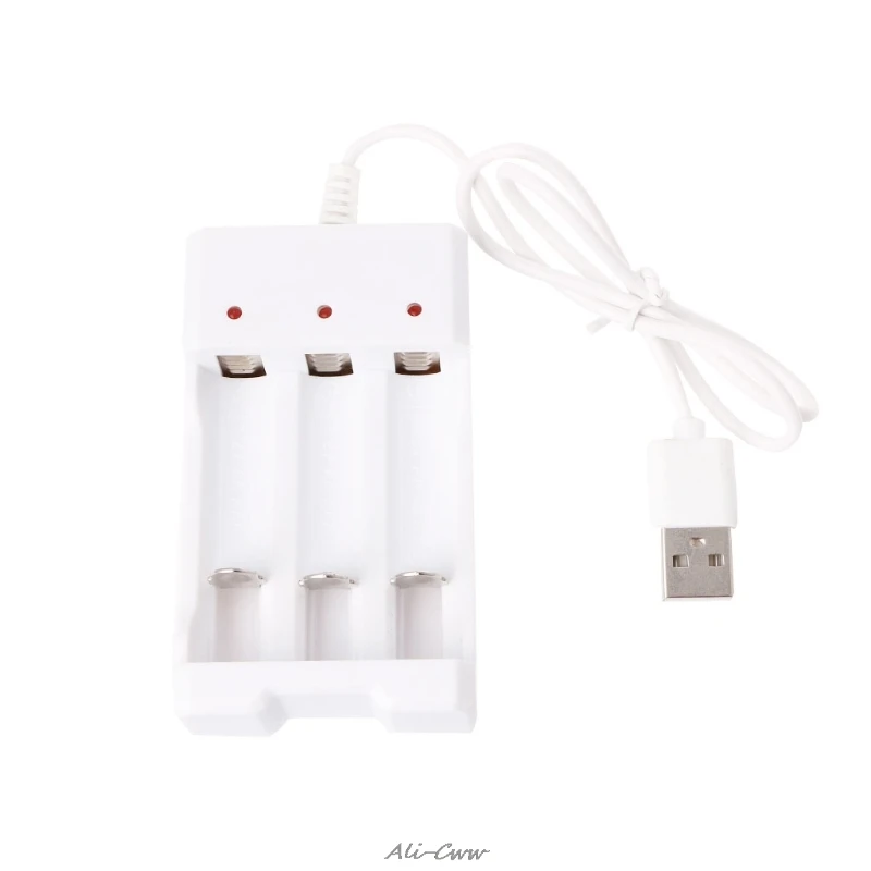 

2018 High Quality 1.2V Universal Smart 3-Slot AA/AAA Rechargeable Battery Charger Adapter USB Plug