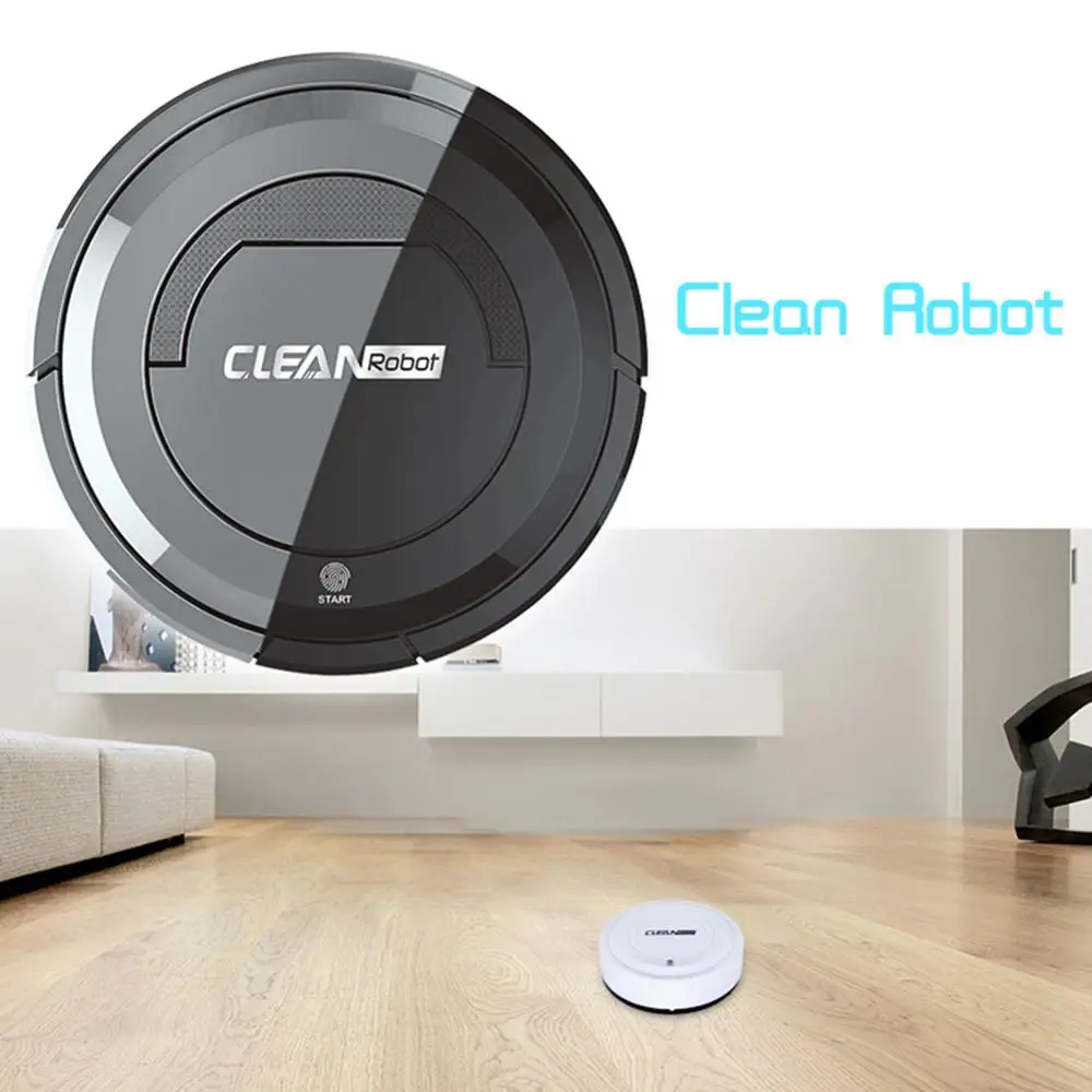 

2019 Hot Sale Smart Robot Vacuum Cleaner Touch Control Small Cleaning Robot USB Rechargeable Home Cleaning Machine