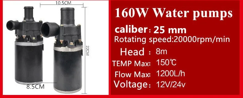 Acelerar a Circulação da Água Auto a - Aquecedor de Água da Bomba Fortalecer a - c de Aquecimento para o Caminhão do Carro w 38mm Elétrica c 12 v - 24 160 20 Cheap Bombas de água