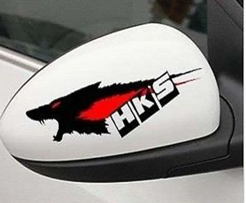 FANTASTIC WING MIRROR STICKERS WOLF STICKERS FOR WING MIRRORS CAR DECAL